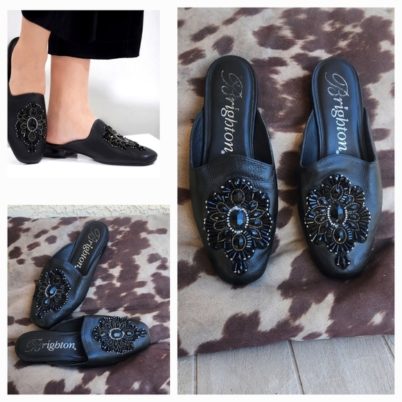 Brighton Prism Beaded Jeweled Mule‎ Shoes - Picture 1 of 6